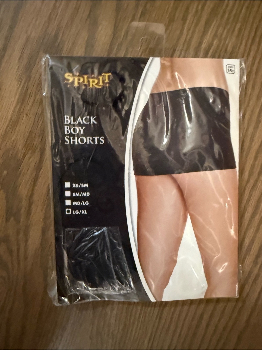 Spirit Black Men’s Boy Shorts - Smooth Stretch Fit